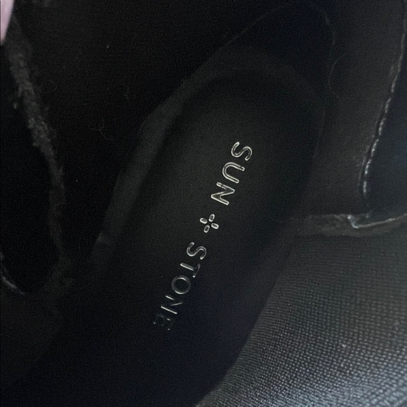 Sun + Stone Black Ankle Booties - Picture 6 of 6